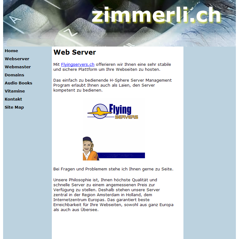 Webserver - Virtual Hosting - Dedicated Hosting